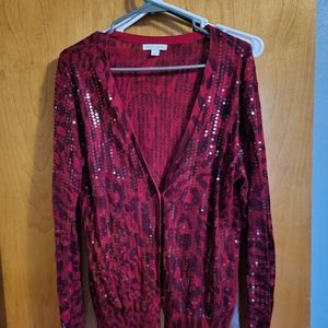 Sequined cardigan